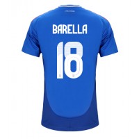 Maglie da calcio Italia Nicolo Barella #18 Prima Maglia Europei 2024 Manica Corta